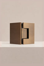 XO 135° Glass Hinge, Antique Brass