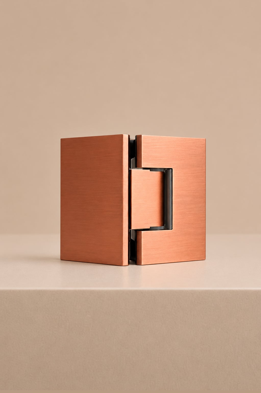 XO 135° Glass Hinge, Antique Bronze