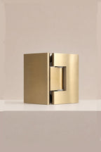 XO 135° Glass Hinge, Brushed Brass