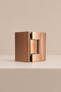 XO 135° Glass Hinge, Brushed Copper