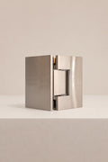 XO 135° Glass Hinge, Brushed Nickel