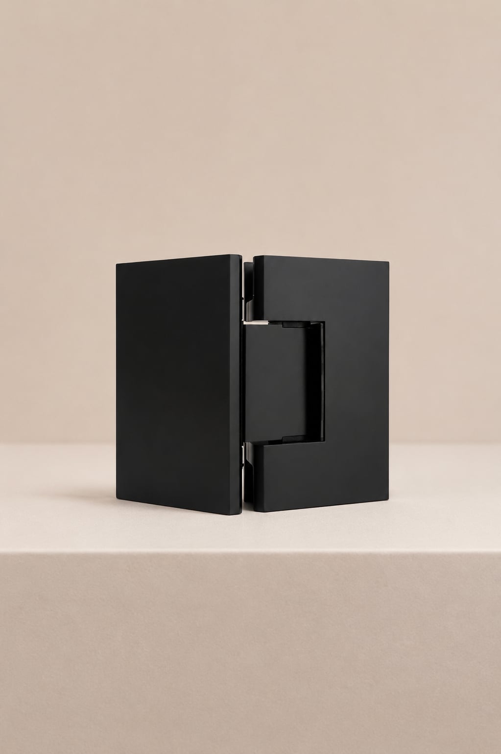 XO 135° Glass Hinge, Matt Black