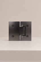 XO 180° Glass-to-Glass Hinge, Gunmetal — back