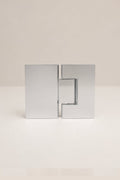XO 180° Glass-to-Glass Hinge, Polished Chrome
