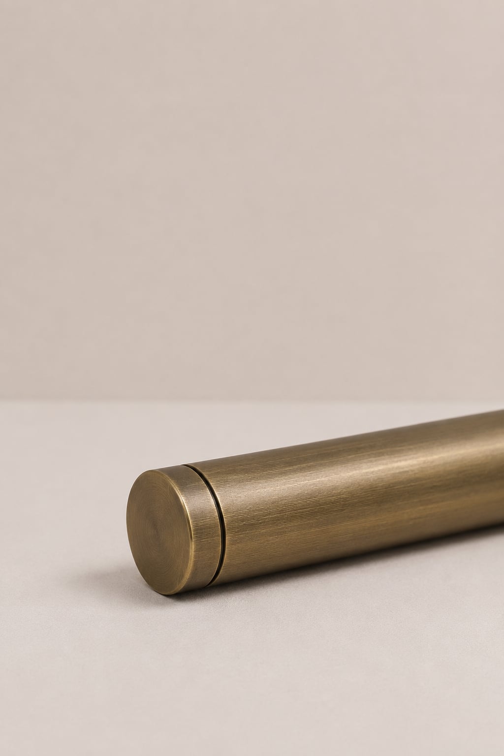 XO Barn Door Rail, Antique Brass