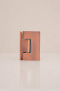 XO Glass-to-Wall Hinge, Antique Bronze