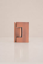 XO Glass-to-Wall Hinge, Antique Bronze