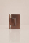 XO Glass-to-Wall Hinge, Brushed Copper