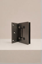 XO Glass-to-Wall Hinge, Gunmetal — back