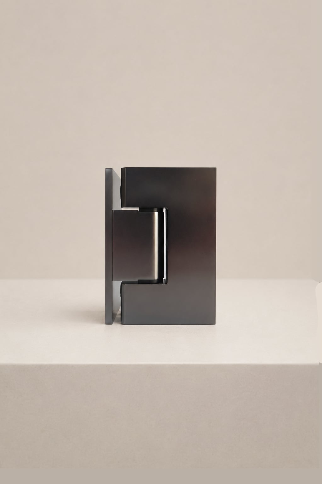 XO Glass-to-Wall Hinge, Gunmetal
