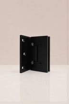 XO Glass-to-Wall Hinge, Matt Black — back