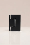 XO Glass-to-Wall Hinge, Matt Black