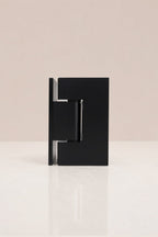 XO Glass-to-Wall Hinge, Matt Black
