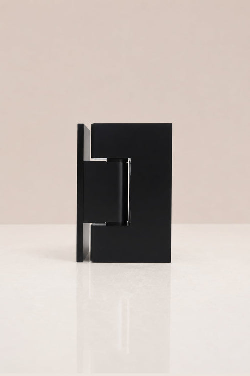 XO Glass-to-Wall Hinge, Matt Black