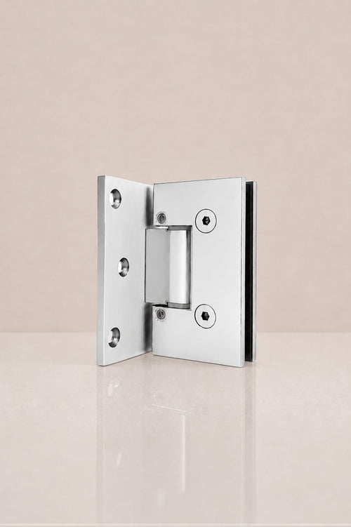 XO Glass-to-Wall Hinge, Polished Chrome — back