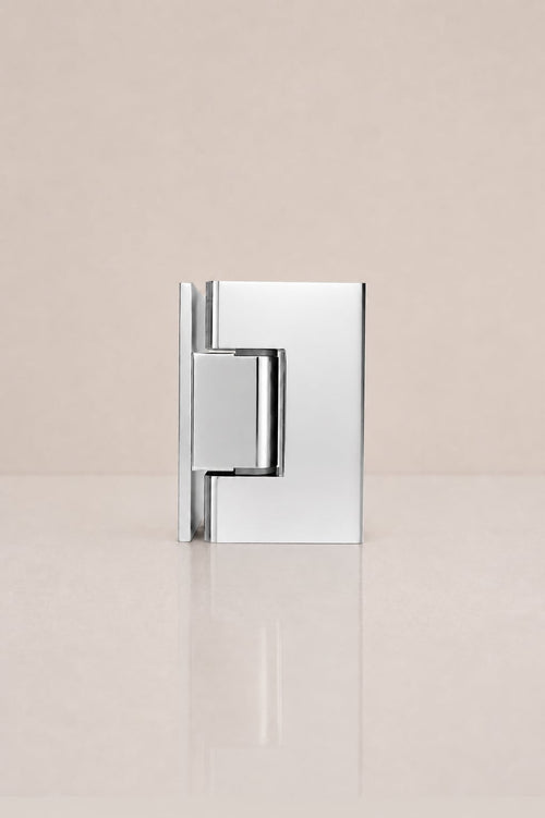 XO Glass-to-Wall Hinge, Polished Chrome