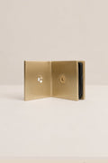 XO 90° Wall Bracket, Brushed Brass