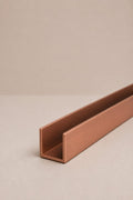 XO Wall Channel, Brushed Copper